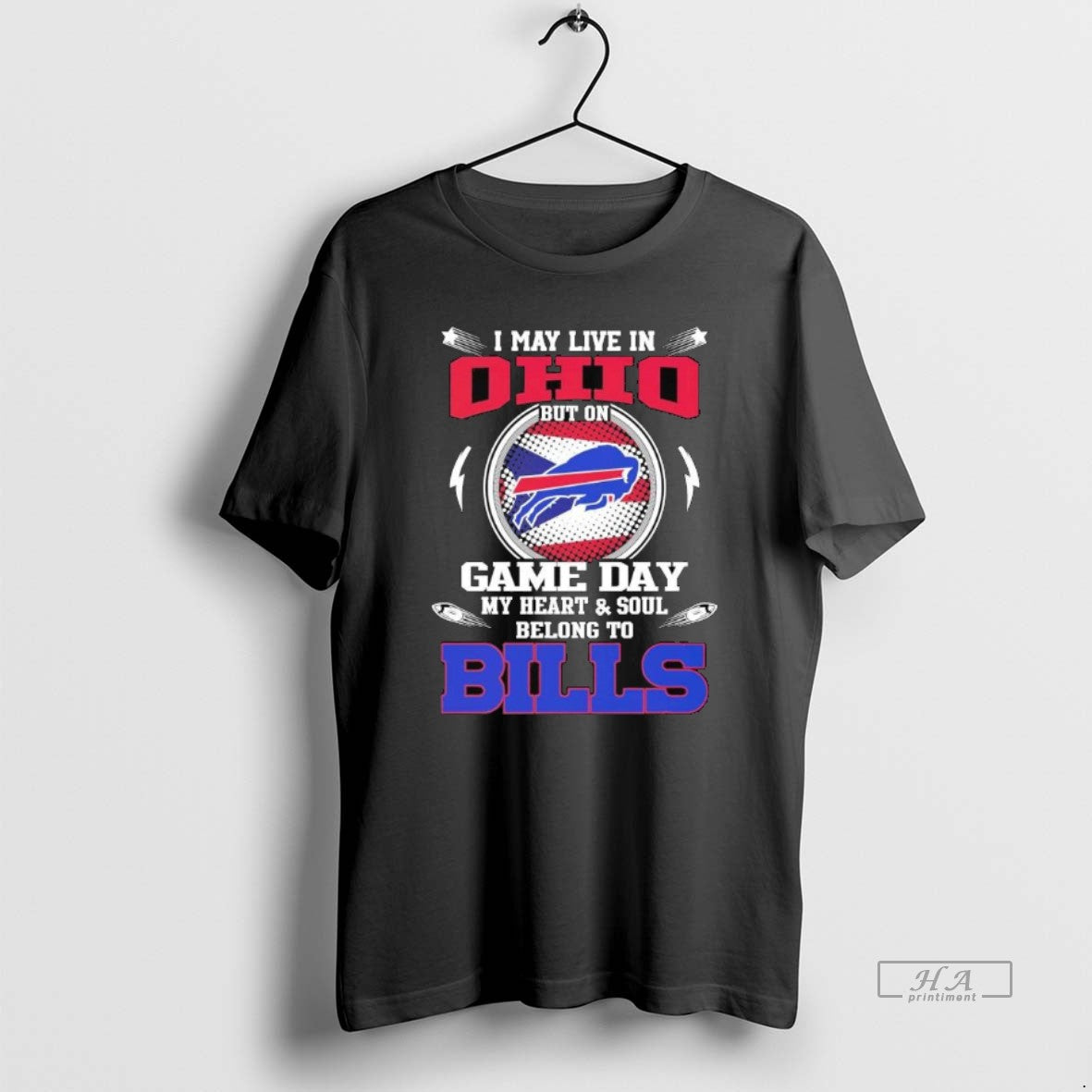 Trendy I May Live In Ohio But On Game Day My Heart Soul Belong To