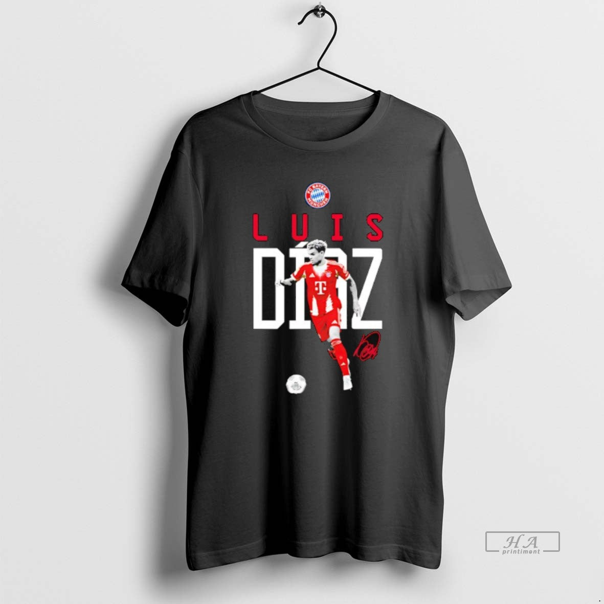 Trendy Luis Diaz Fc Bayern Munich Logo Signature