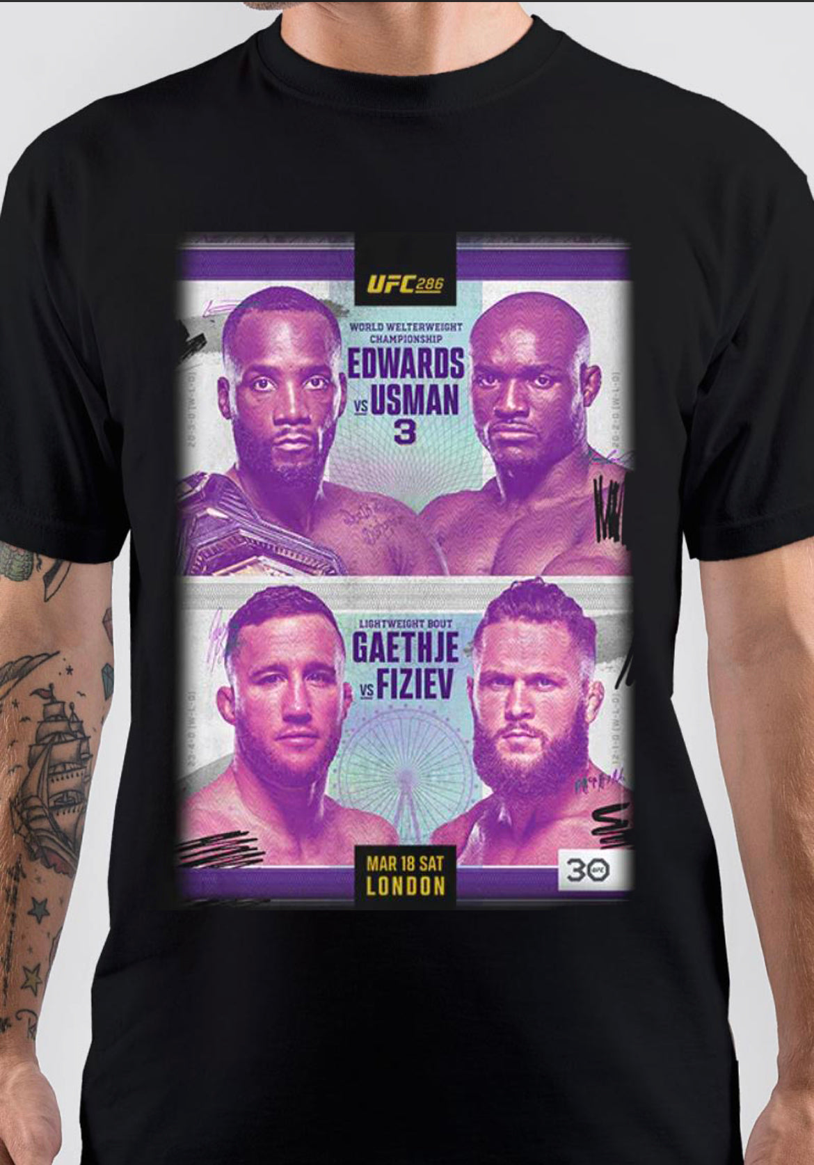 UFC 286 EVENT T-SHIRT
