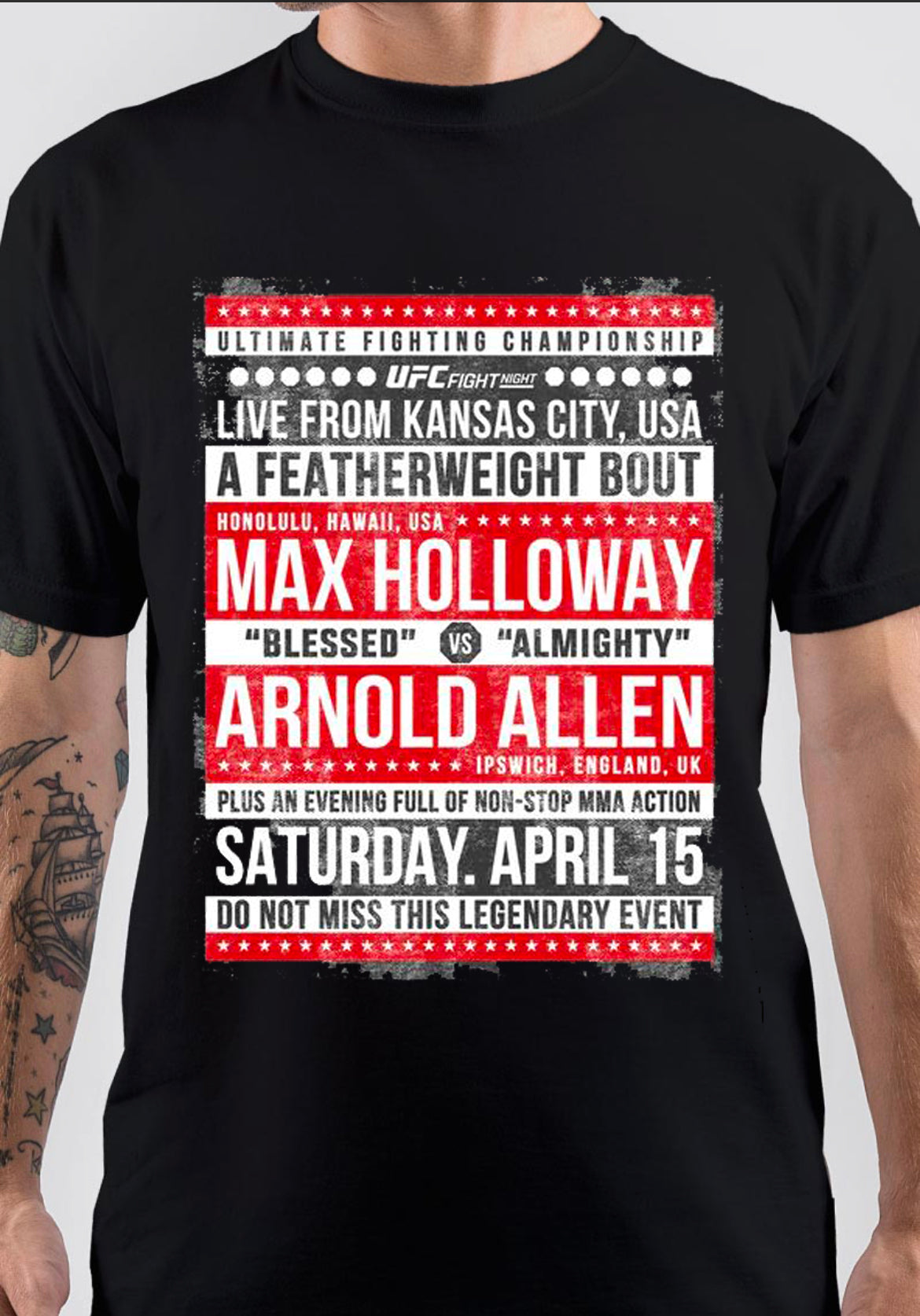 UFC FN KANSAS CITY T-Shirt