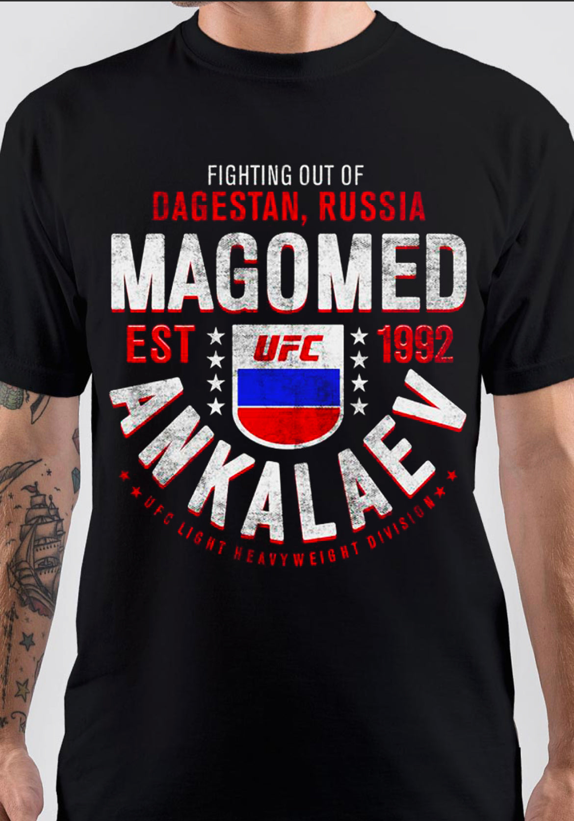 UFC MAGOMED ANKALAEV 1992 T-SHIRT