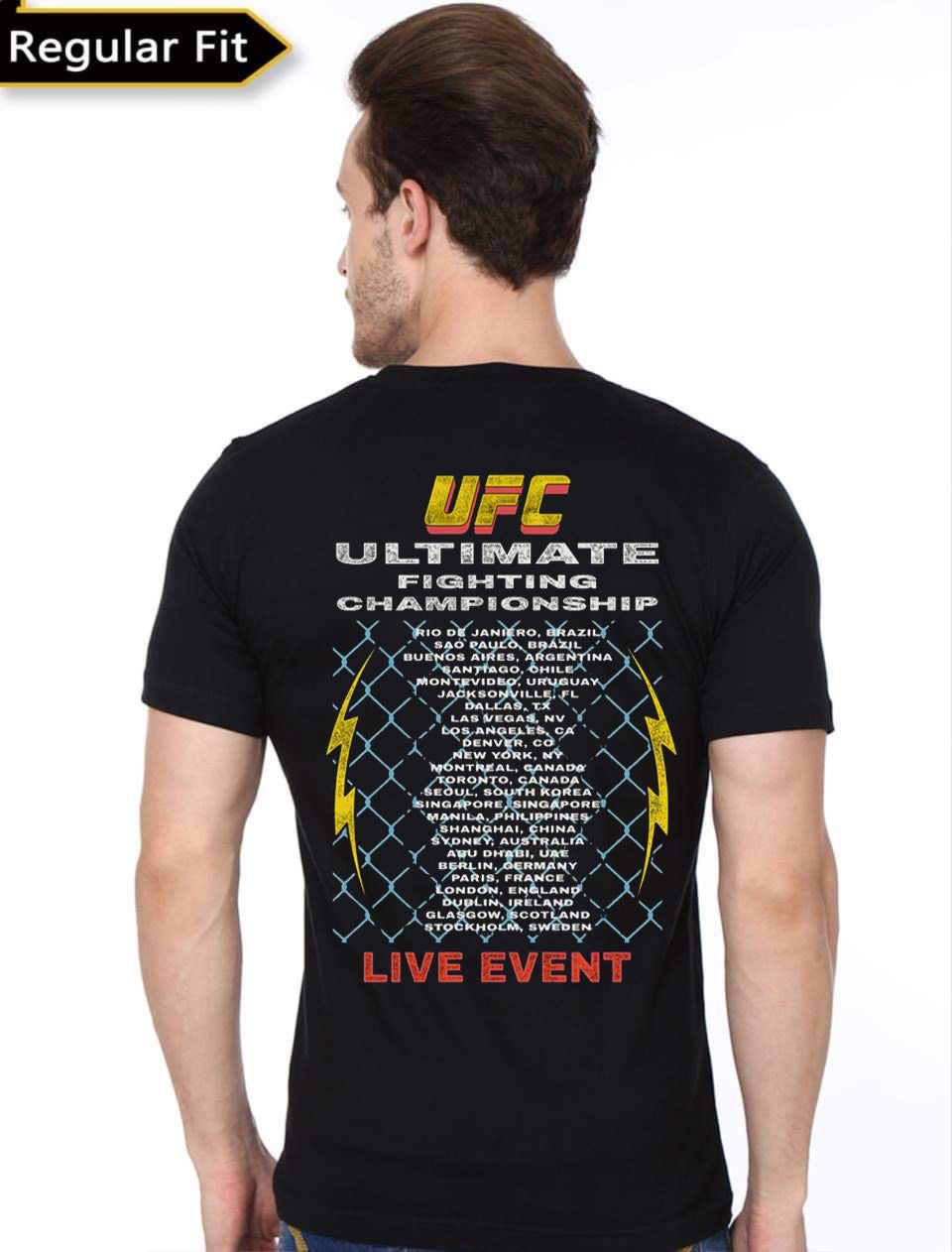 UFC WORLD OCTAGON TOUR T-SHIRT