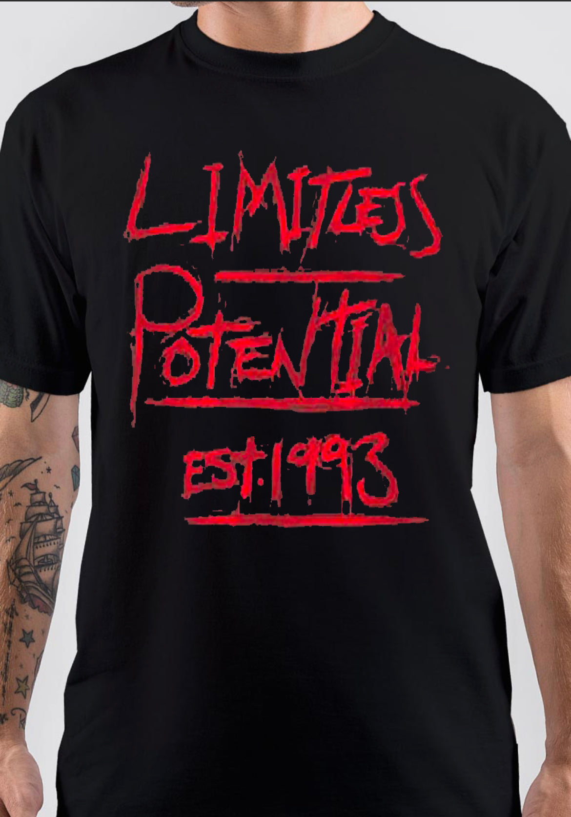 URBAN SCRAWL LIMITLESS POTENTIAL T-SHIRT