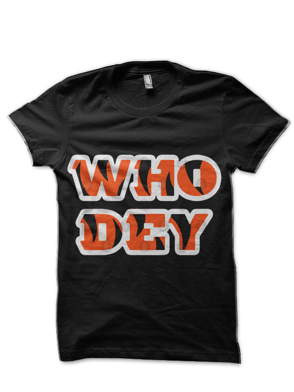 WHO DEY Black T-Shirt