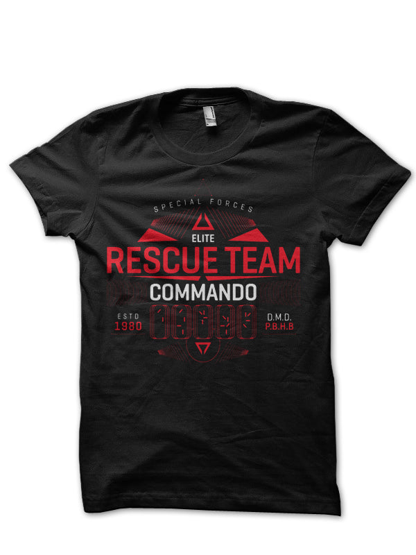We A Rescue Team Half Sleeve T-Shirt