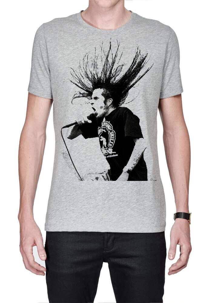 Randy Blyth Grey Melange T-Shirt