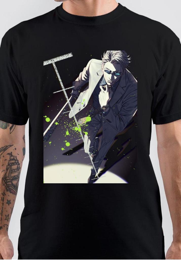 Jujutsu Kaisen Half Sleeve Black T-Shirt