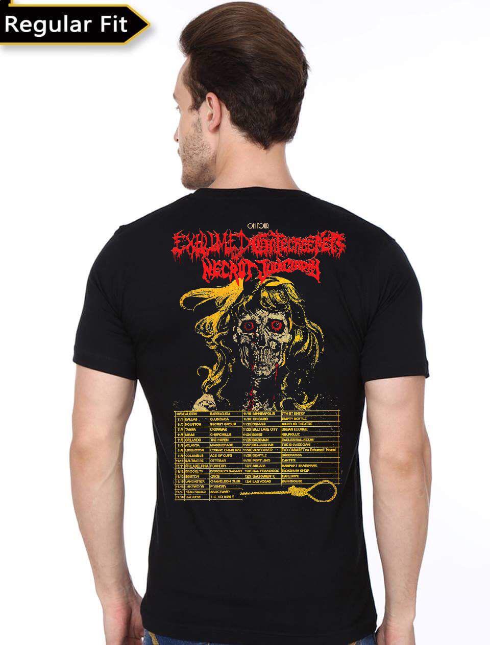 Gatecreeper Logo Printed Black T-Shirt