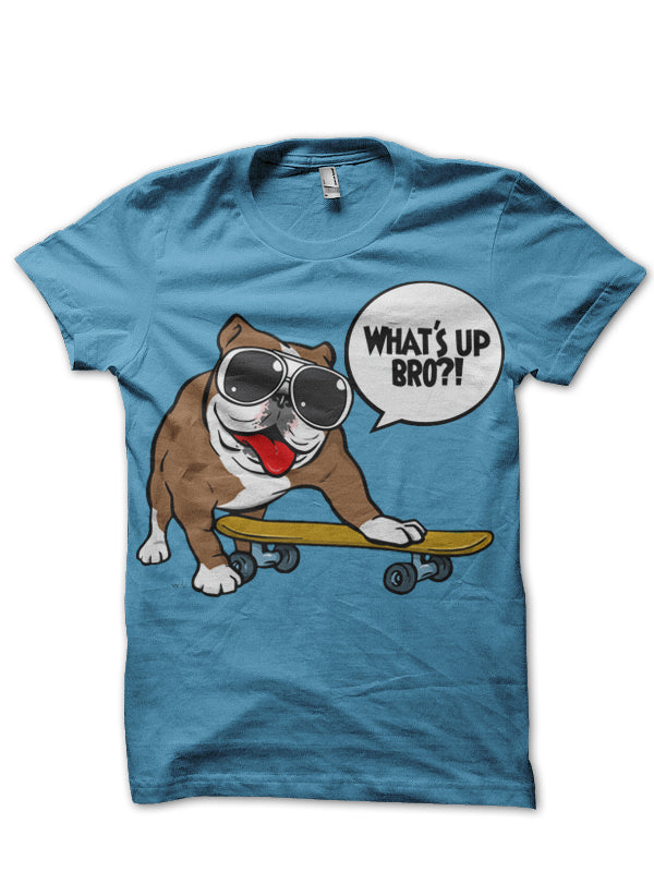 Whatsup Bro Sky Blue Tee