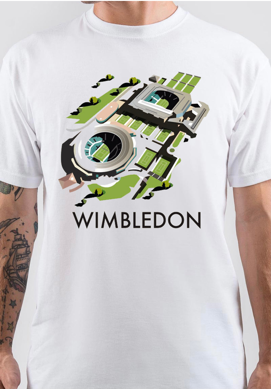Wimbledon White T-Shirt