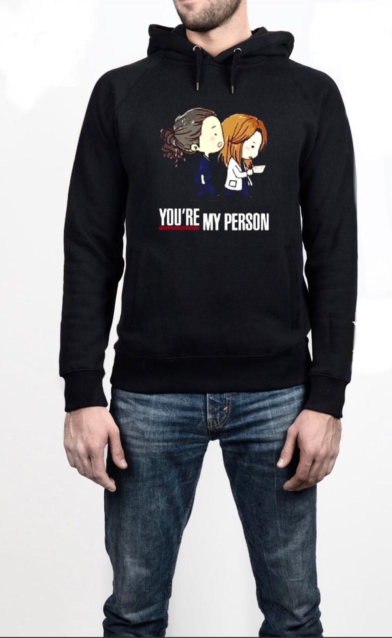 You’re My Person Black Hoodie