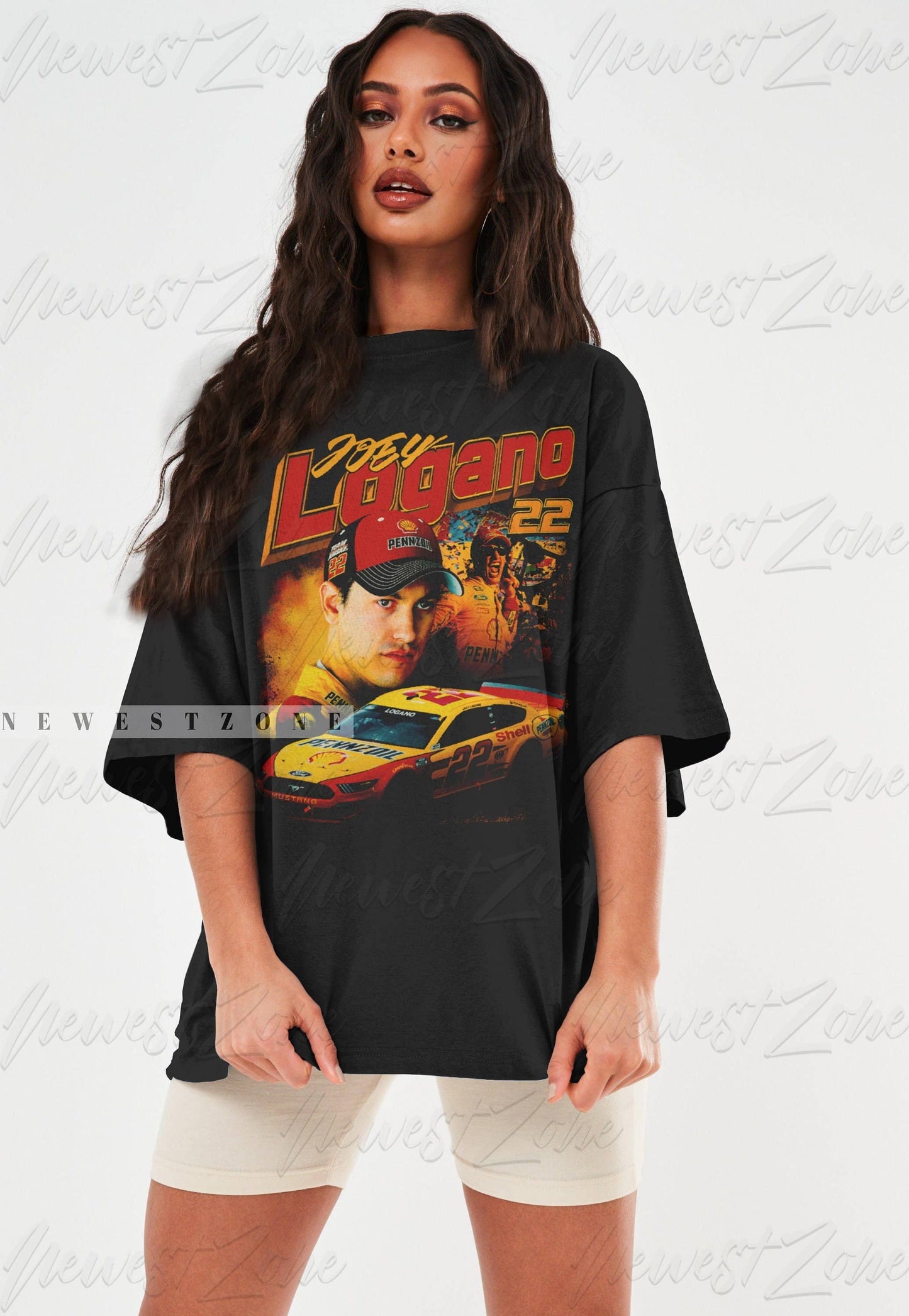 Logano Racing Champion Vintage Graphic Tee & Hoodie