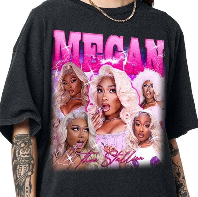 Limited Megann Thee Stallion Vintage 90s Retro Bootleg Shirt