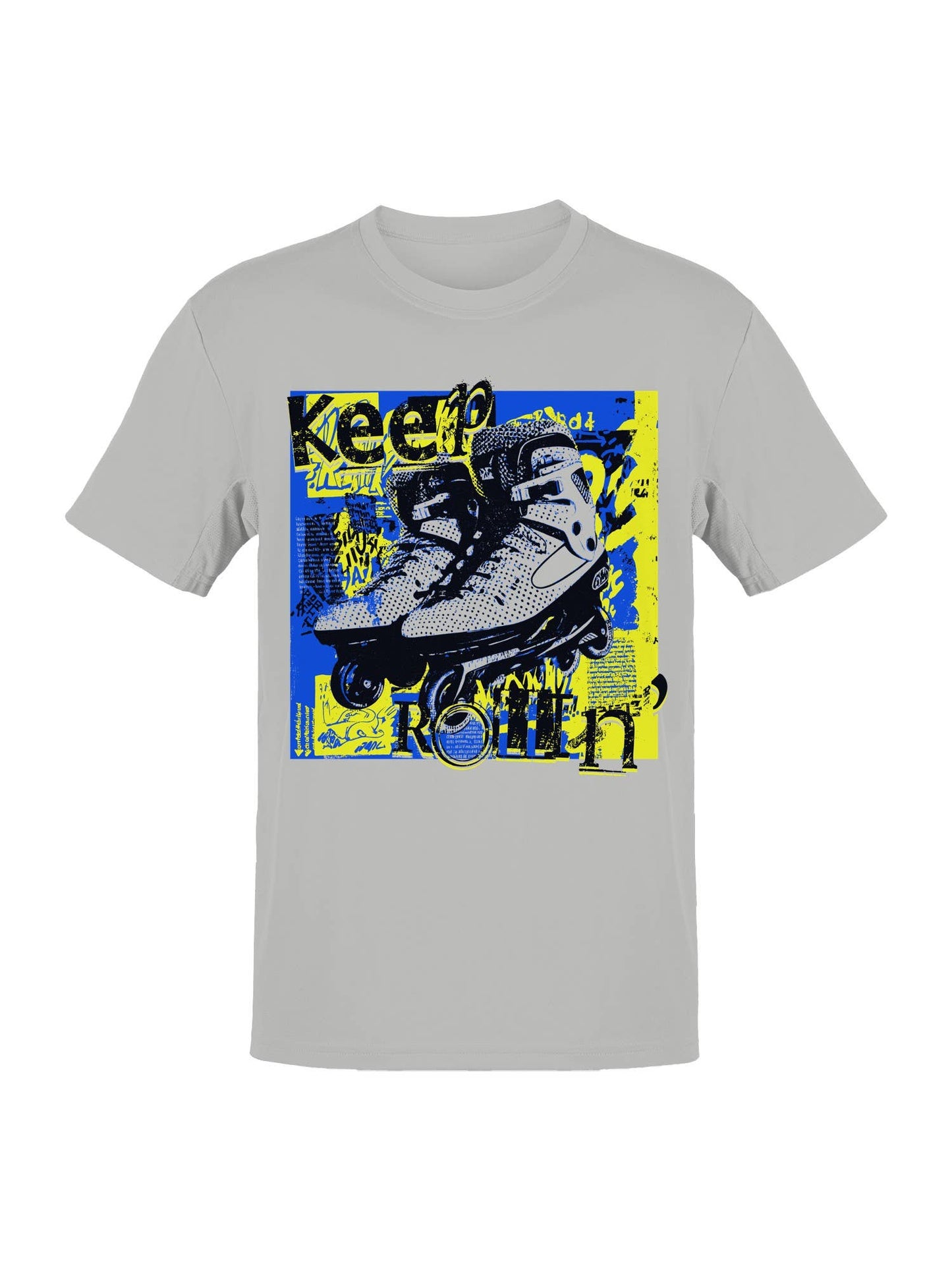 Keep Rollin' Graffiti Art Men's T-Shirt