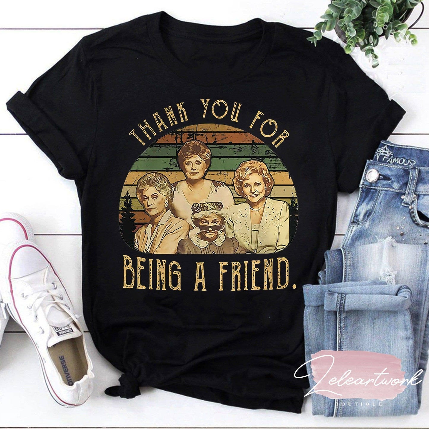Golden Girls Thank You For Being A Friend Vintage T-Shirt