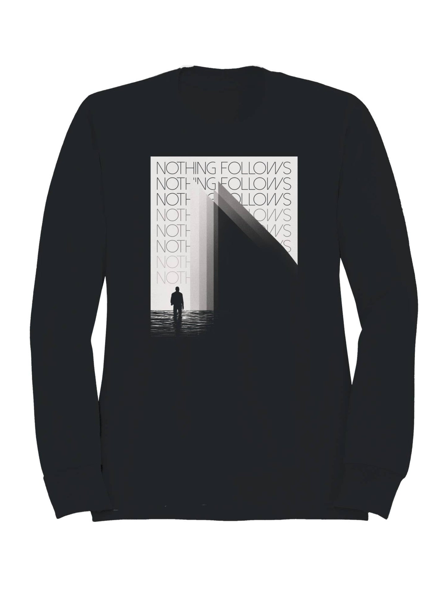 Nothing Follows Abstract Design Women's Sweatshirt