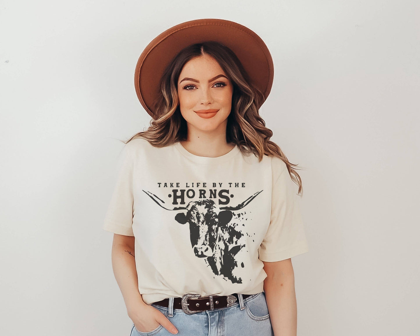 Take Life By the Horns Graphic Tee | Western Wear Shirt
