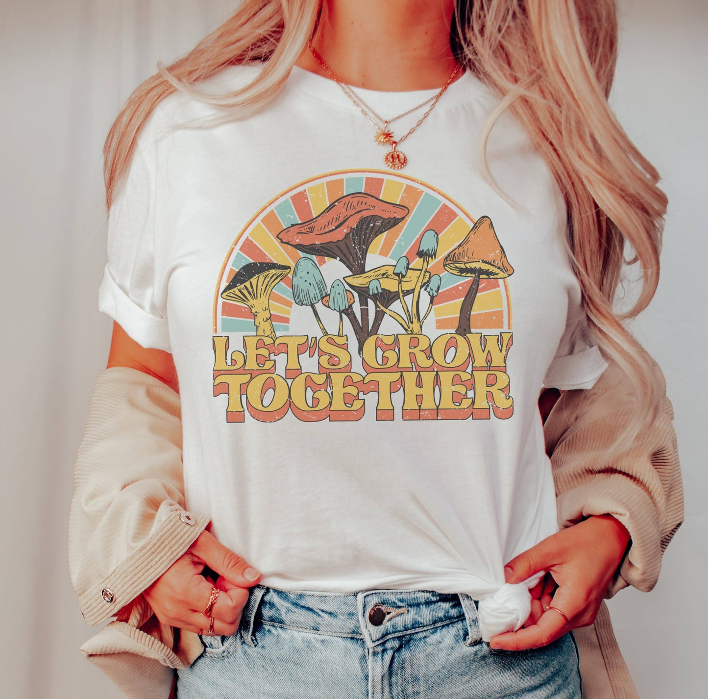 Grow Together Tee | Retro Graphic Tees Botanical Women's