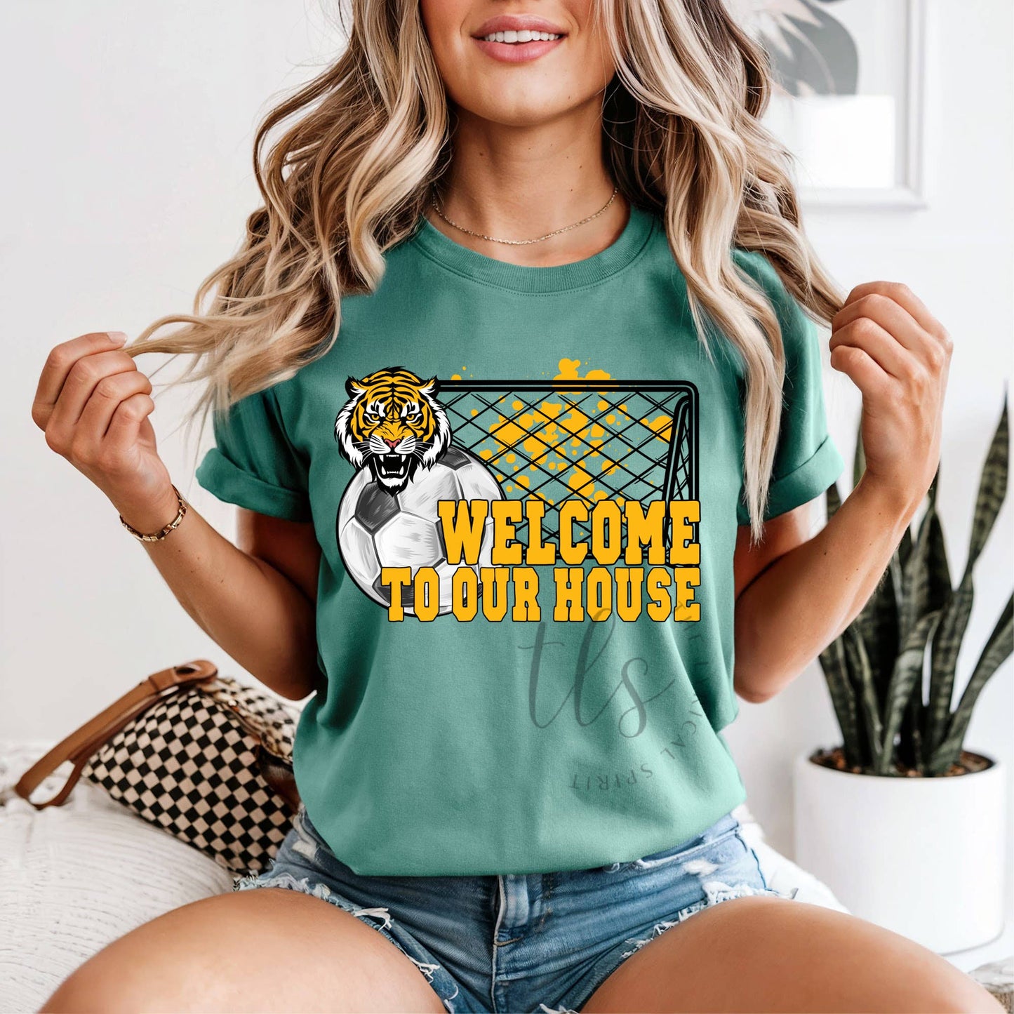 Customizable Soccer Our House Spirit Wear T-Shirt