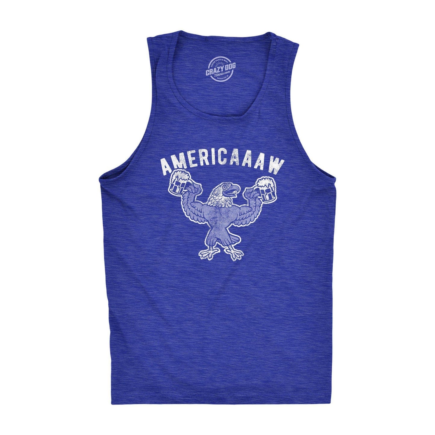 Americaaaw Men's Tank Top Fourth of July Graphic Tank