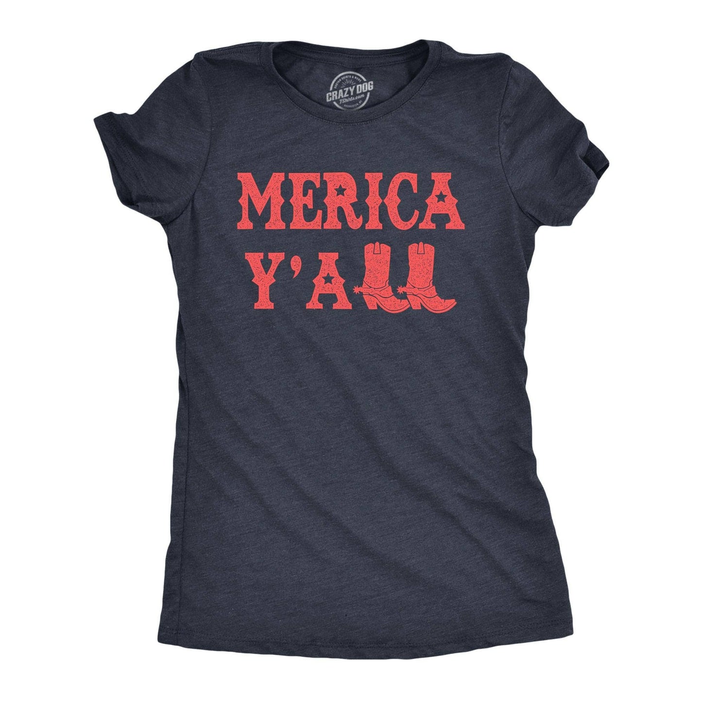 Merica Yall Women's Tshirt Fourth of July Graphic Tee