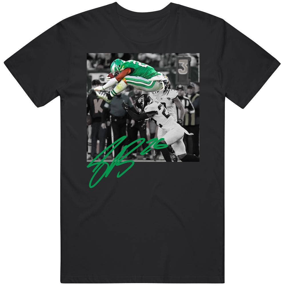 Saquon Barkley Backwards Hurdle Philadelphia Football Tee