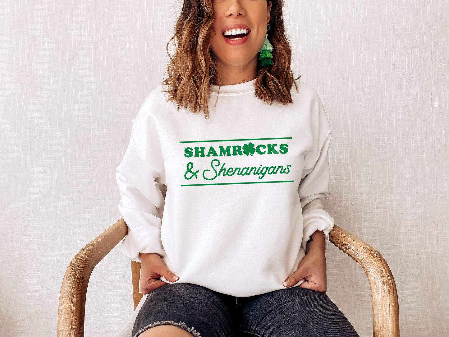 Shamrock & Shenanigans, St. Patrick's Day Sweatshirt
