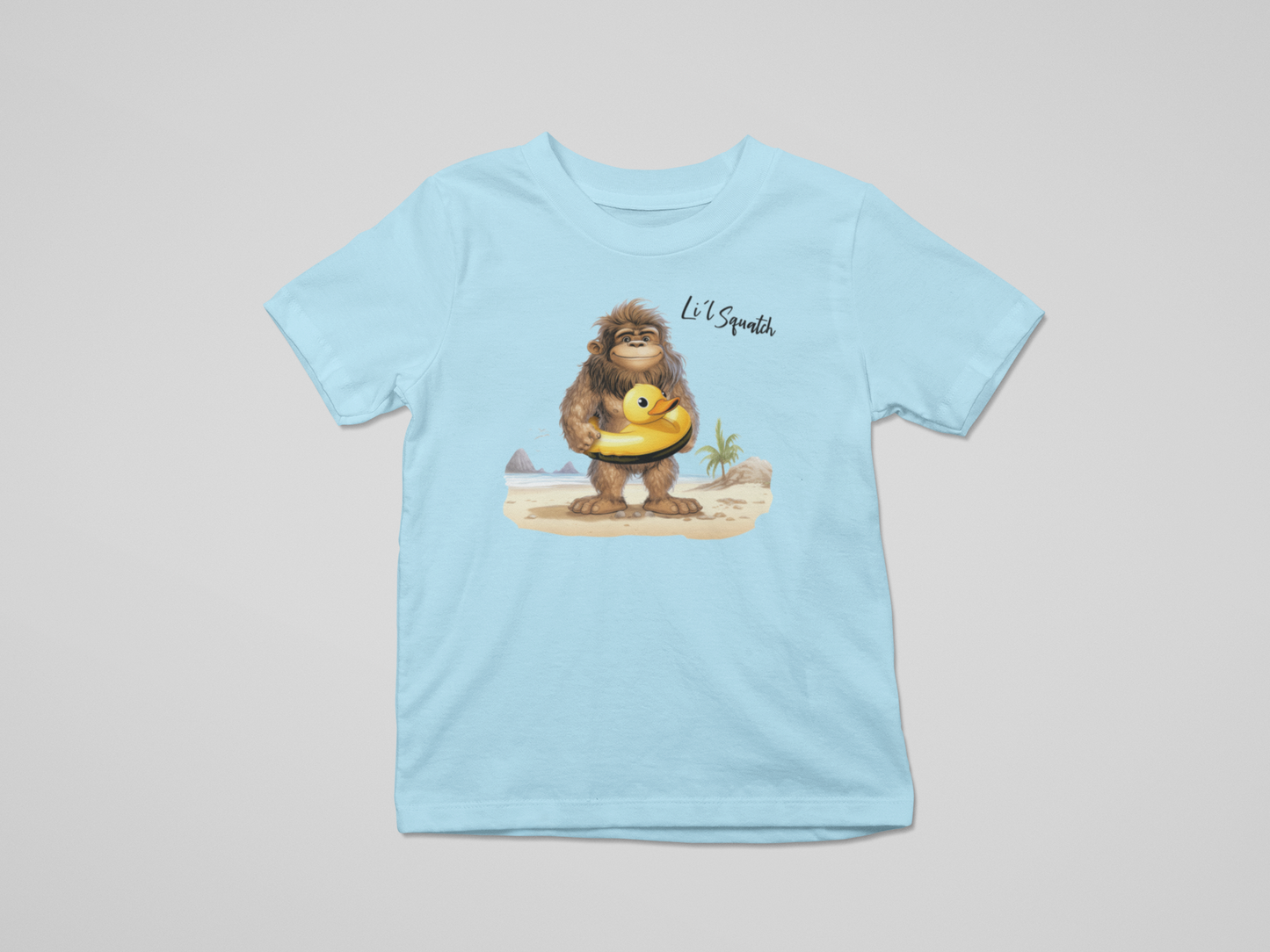 Li'l Squatch Toddler T-Shirt - Light Blue