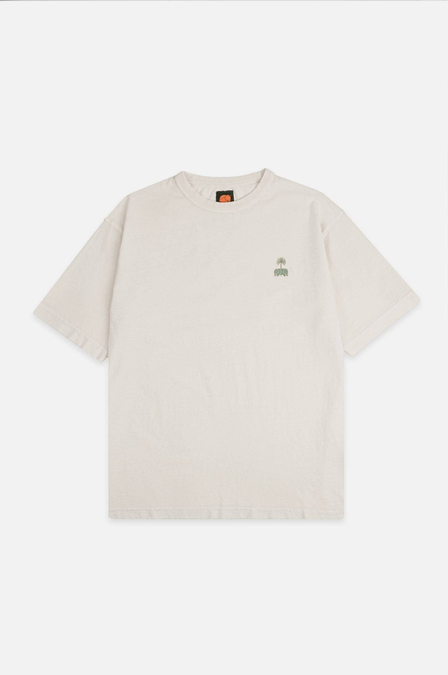 Trendsplant X Antonyo Marest Keychain Oversized Heavy T-Shirt Foam White