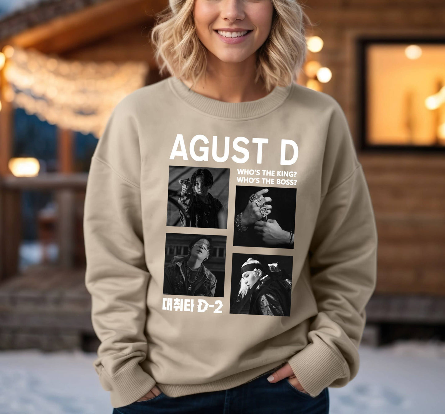 Yoongi Retro Graphic Sweatshirt – K-Pop Concert Tour Gift