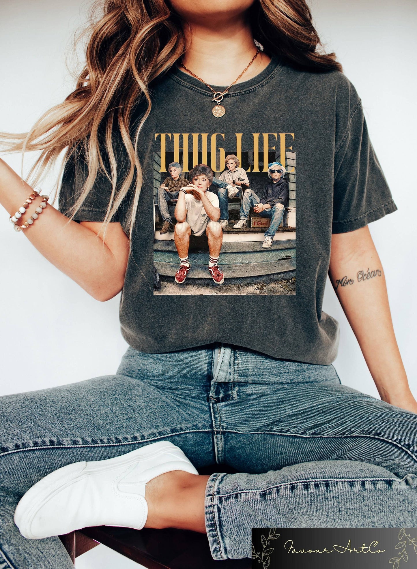 Golden Girls Thug Life Comfort Colors Shirt - 80s Tv Sitcom
