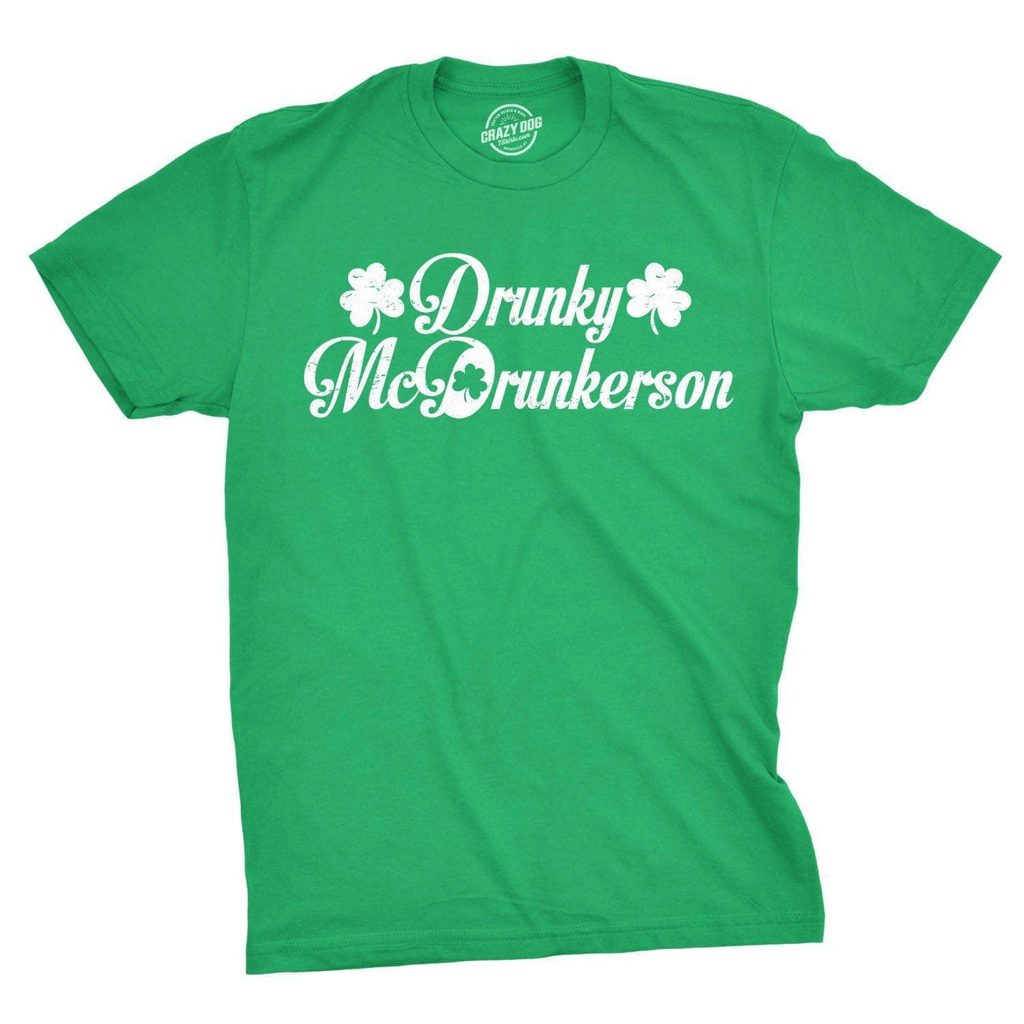 Drunky Mcdrunkerson Men's Tshirt Saint Patrick's Day Graphic