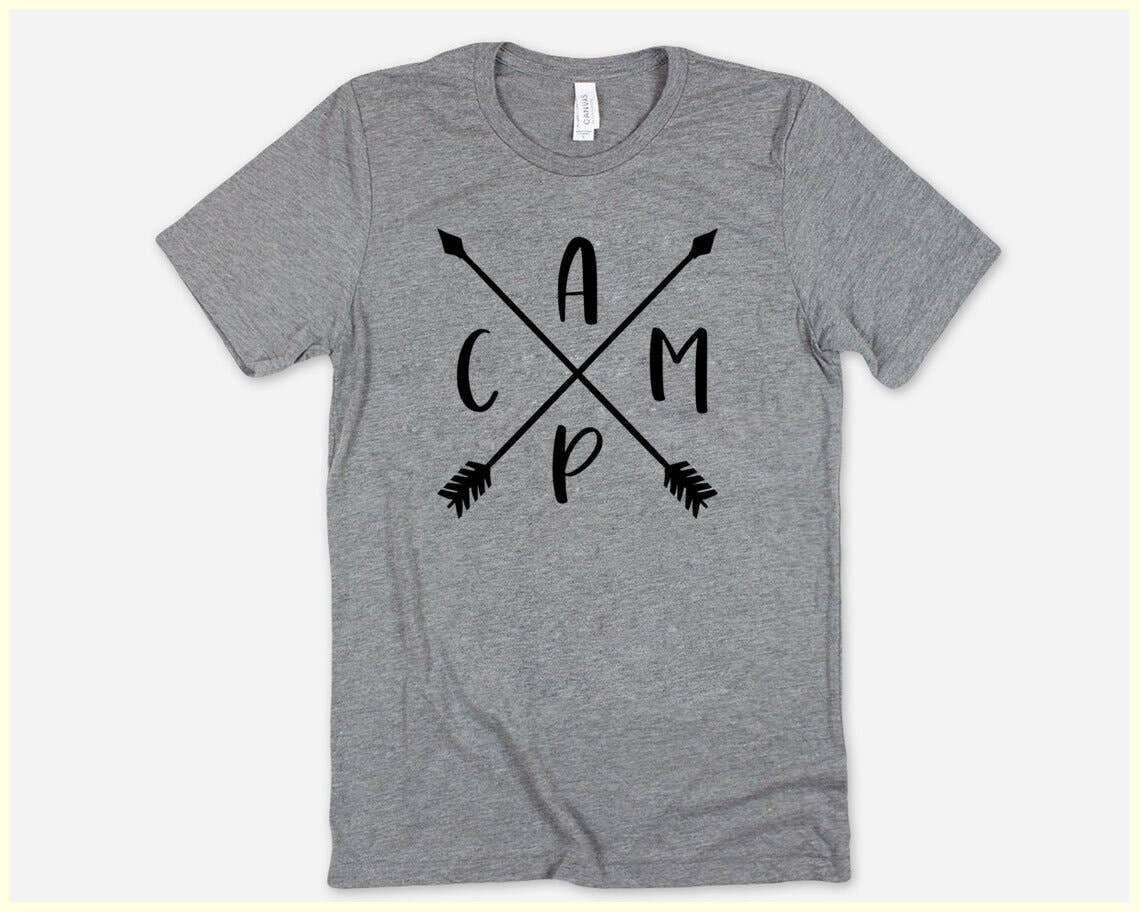Camp Arrows - Camping Hiking Mountains T- Shirt