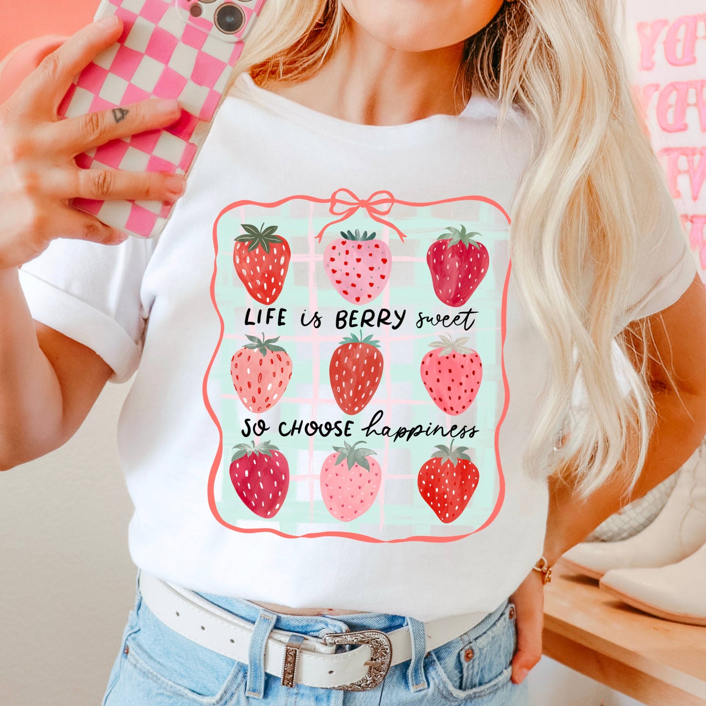Life Is Berry Sweet Women’S Graphic Shirt | Comfort Colors