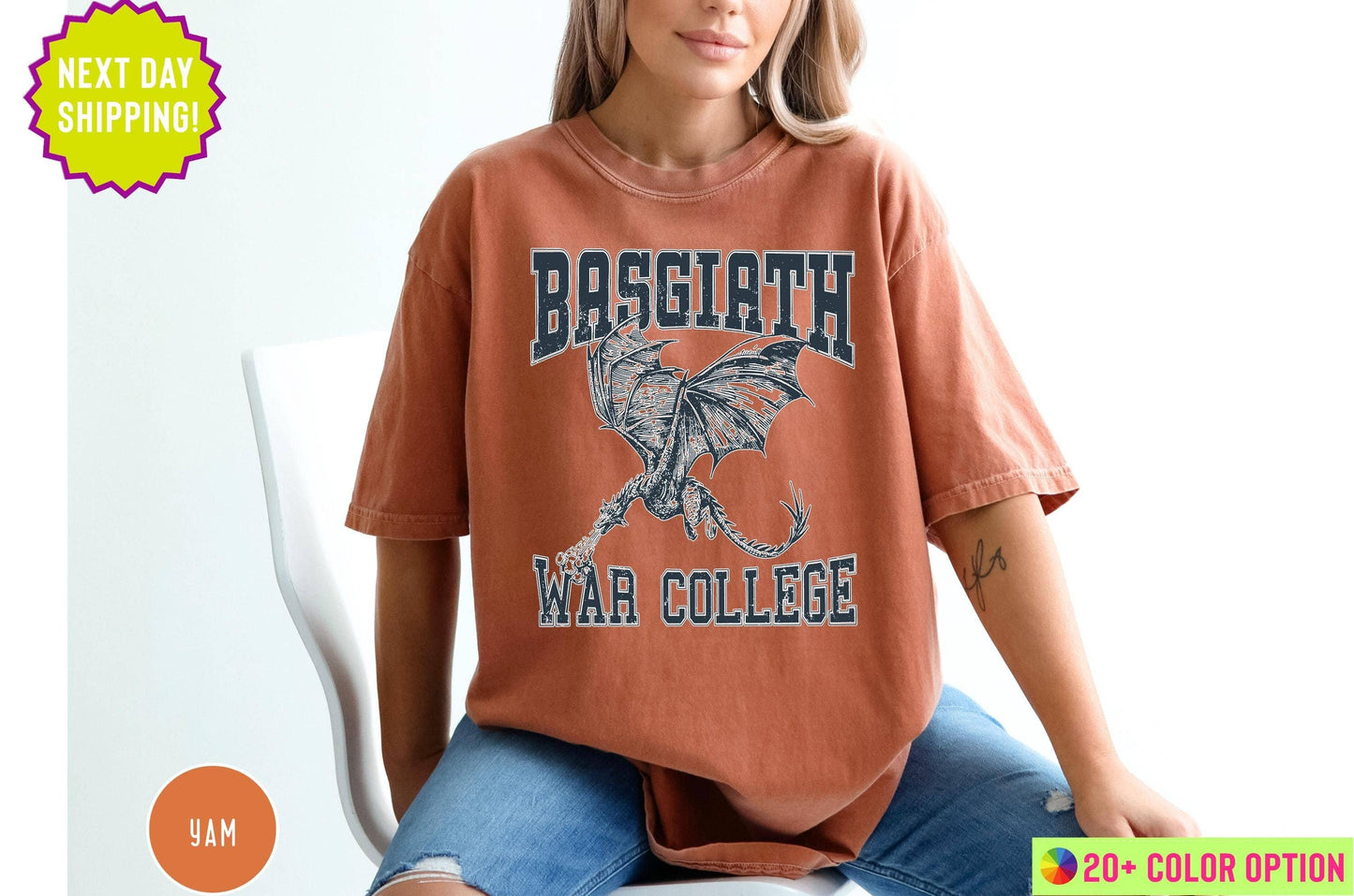 Comfort Colors Dragon Rider Fantasy Bookish War Shirt