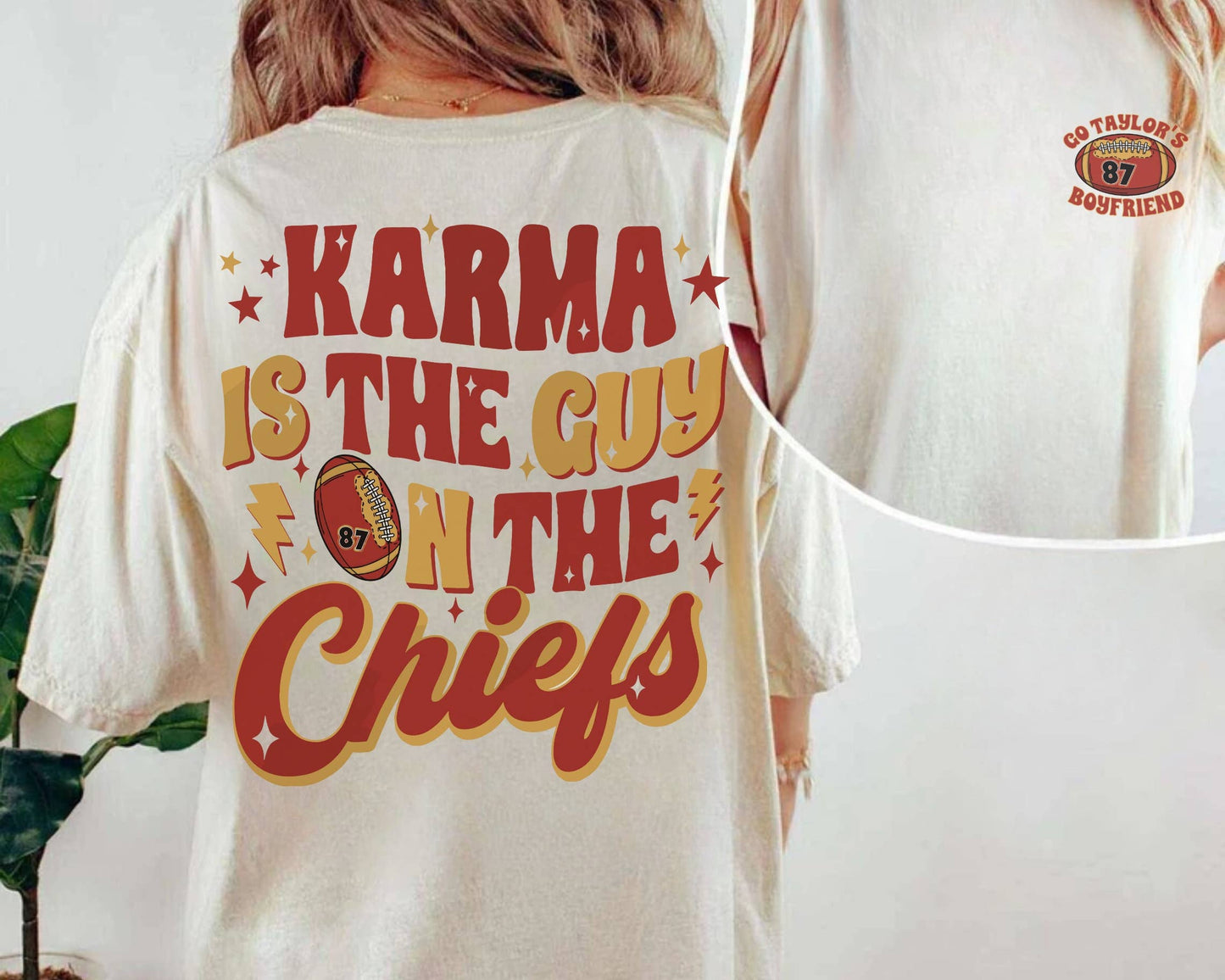 Karma Is the Guy On the Chiefs 87 Fan Support Sweatshirt