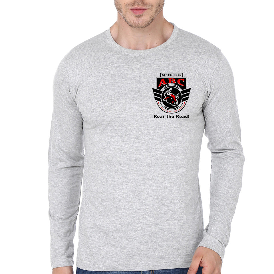 ABC Rider Grey full Sleeve T-Shirt