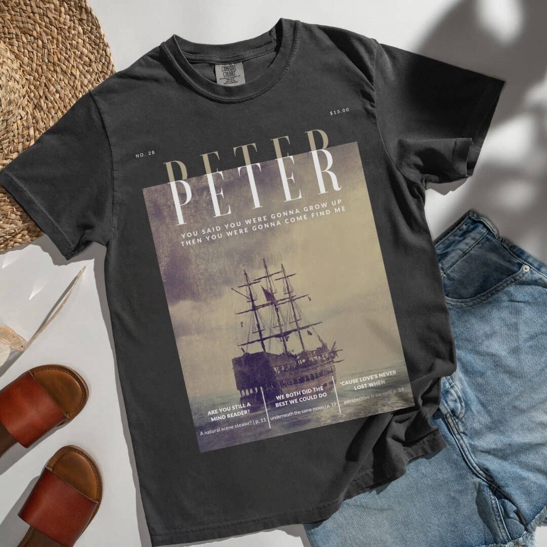 Vintage Art Tee Peter Shirt Magazine Style Concert Crewneck