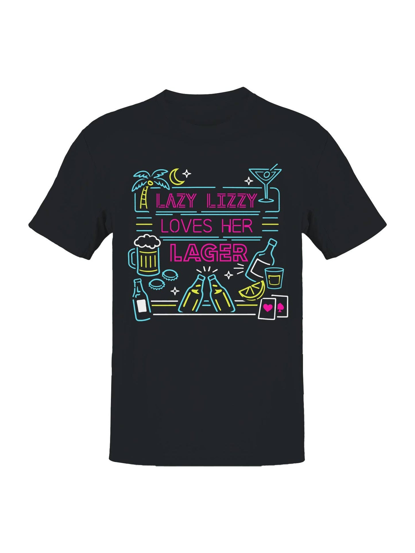 Lazy Lizzy Lager Celebration Men's T-Shirt