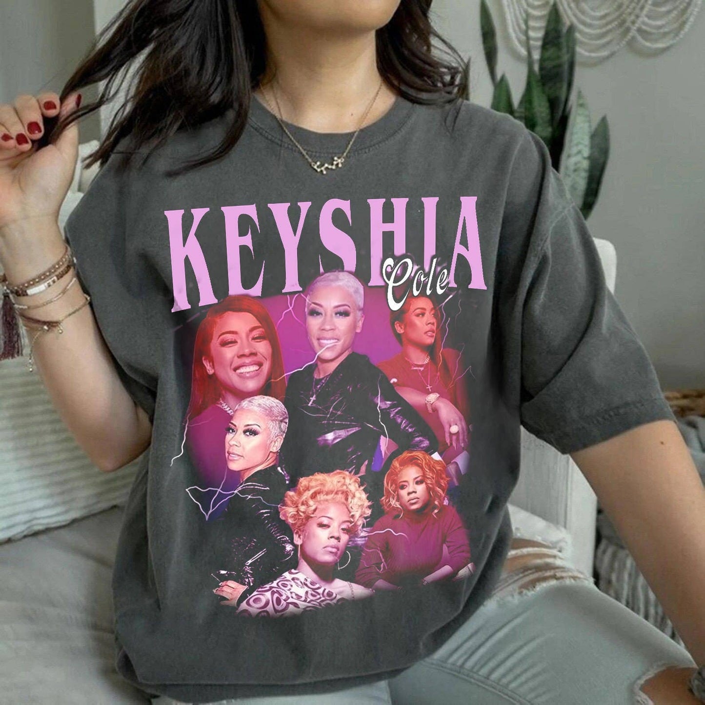 Keyshia Cole Photo Collage T-Shirt