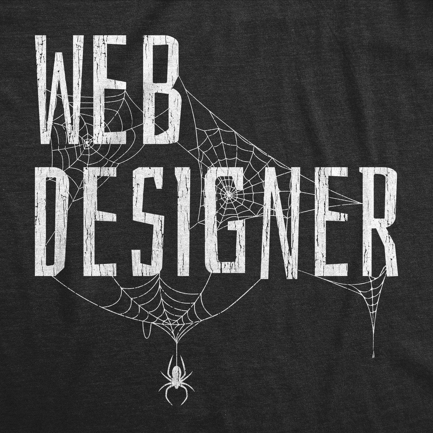Web Designer Men's Tshirt Halloween Graphic Tee Western T