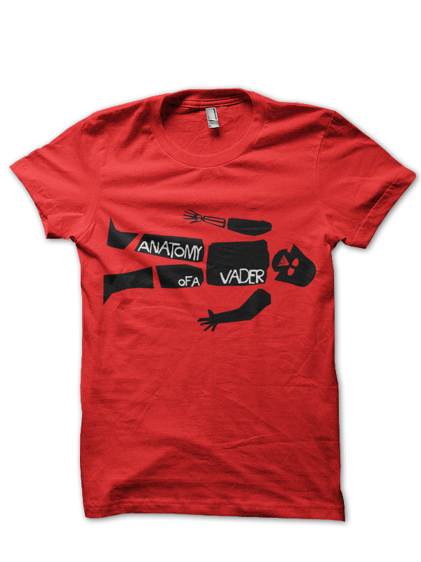 Vader Is Anatomy Red Tee