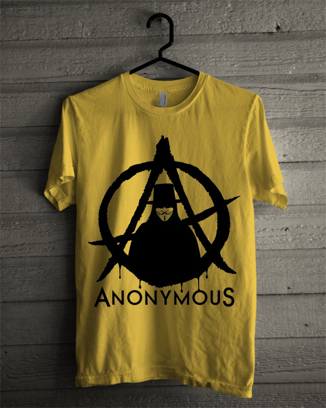 Anonymous Yellow Tee (Yellow & White Available)