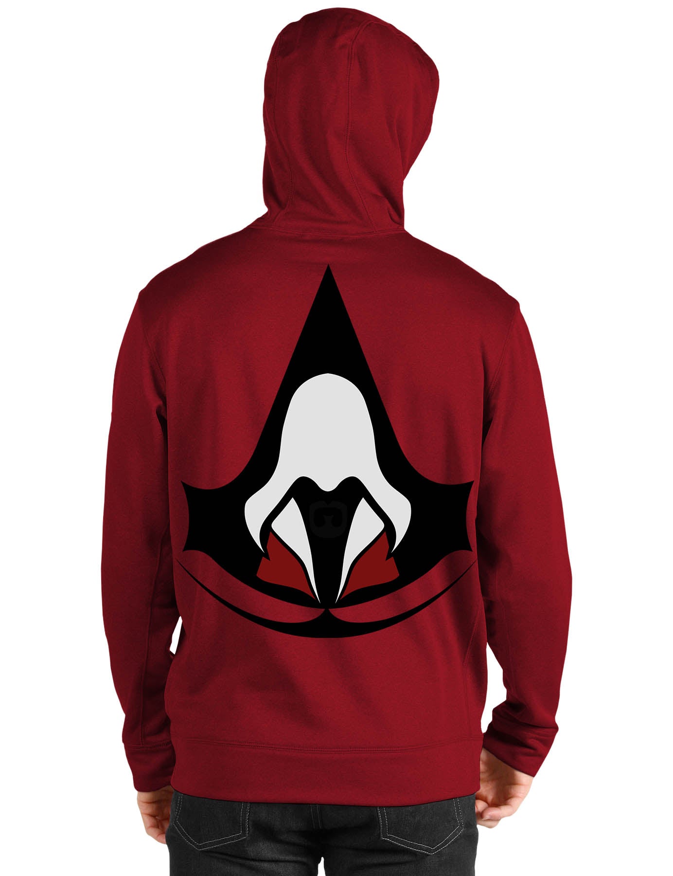 Assassinās Creed Ezio Red Hoodie