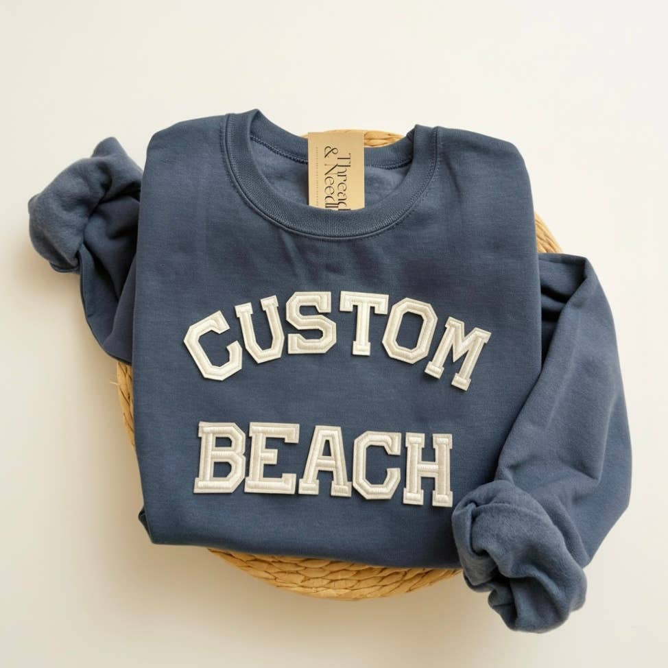 Custom Beach Sweatshirt, Personalized Beach Products