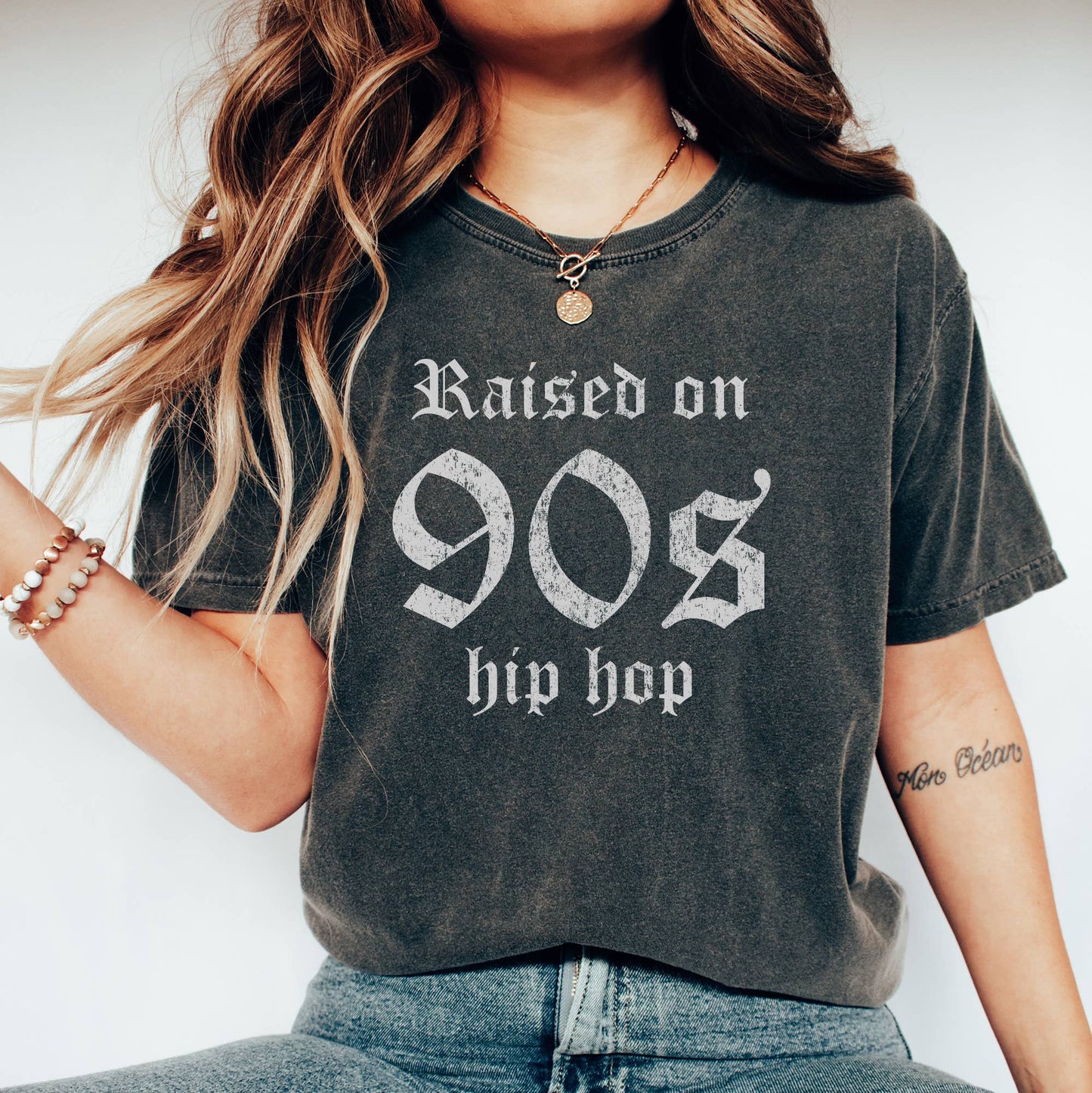 90s Hip Hop Graphic Tee, Raised On 90s Hip Hop Shirt