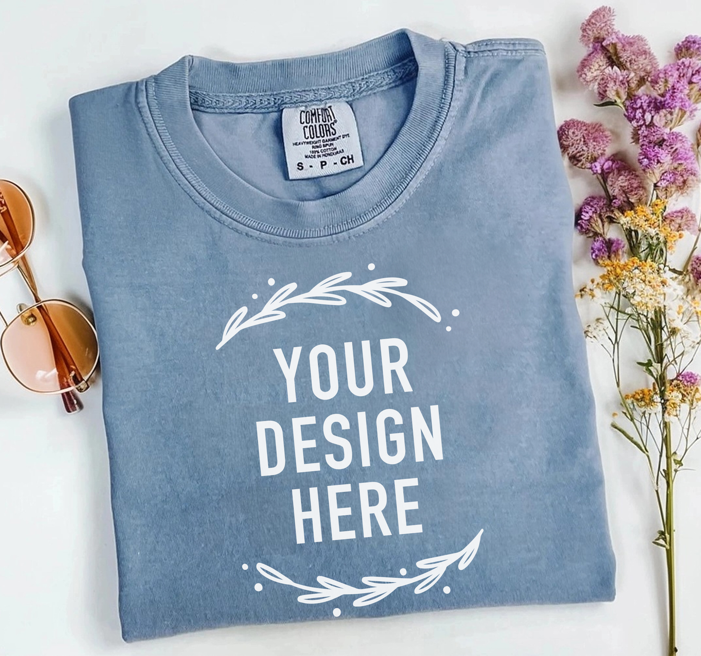 Custom Logo Shirt, Your Design, Comfort ColorsĀ®, Dtf Print