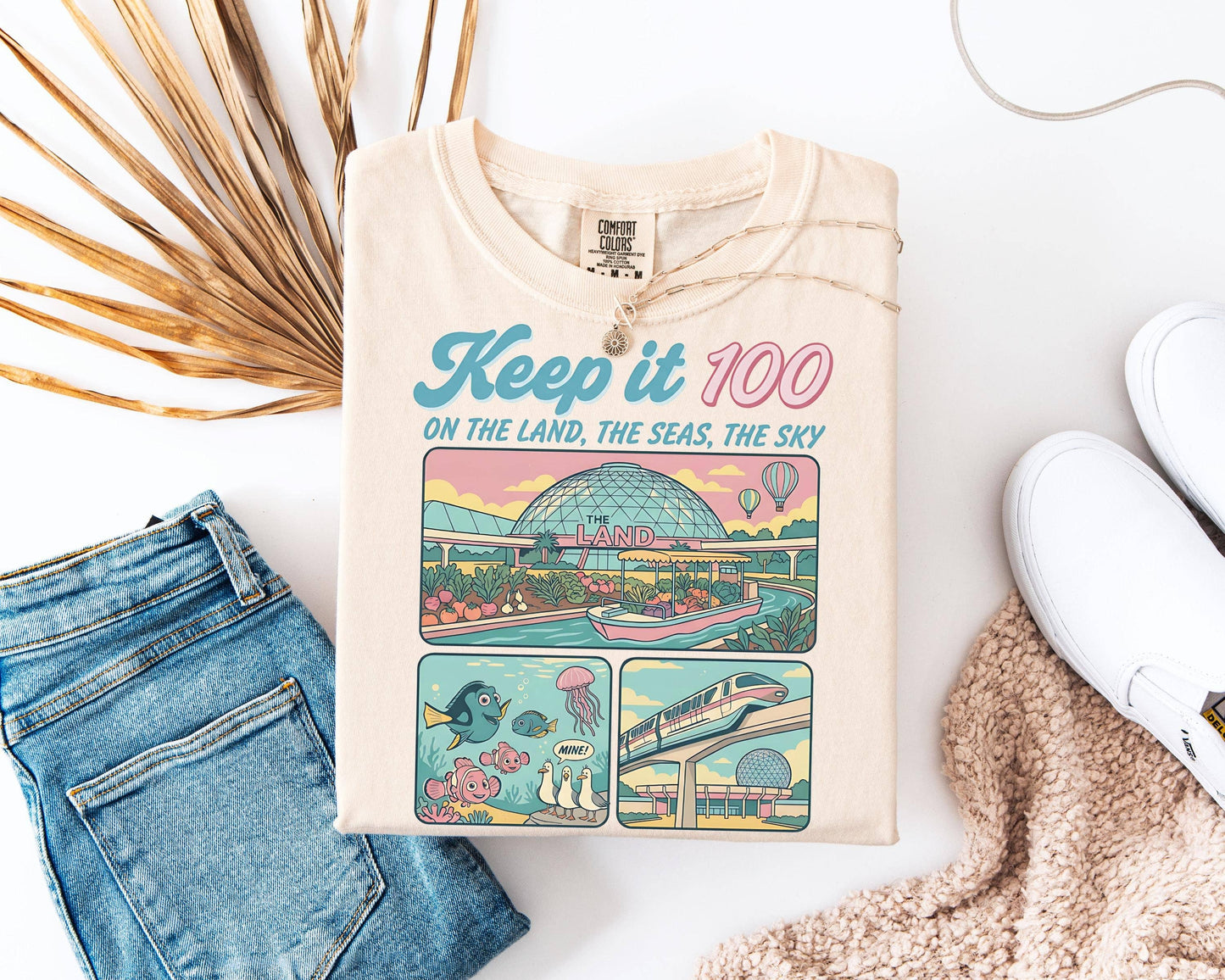 Vintage Epcot Family Vacation Matching Tee