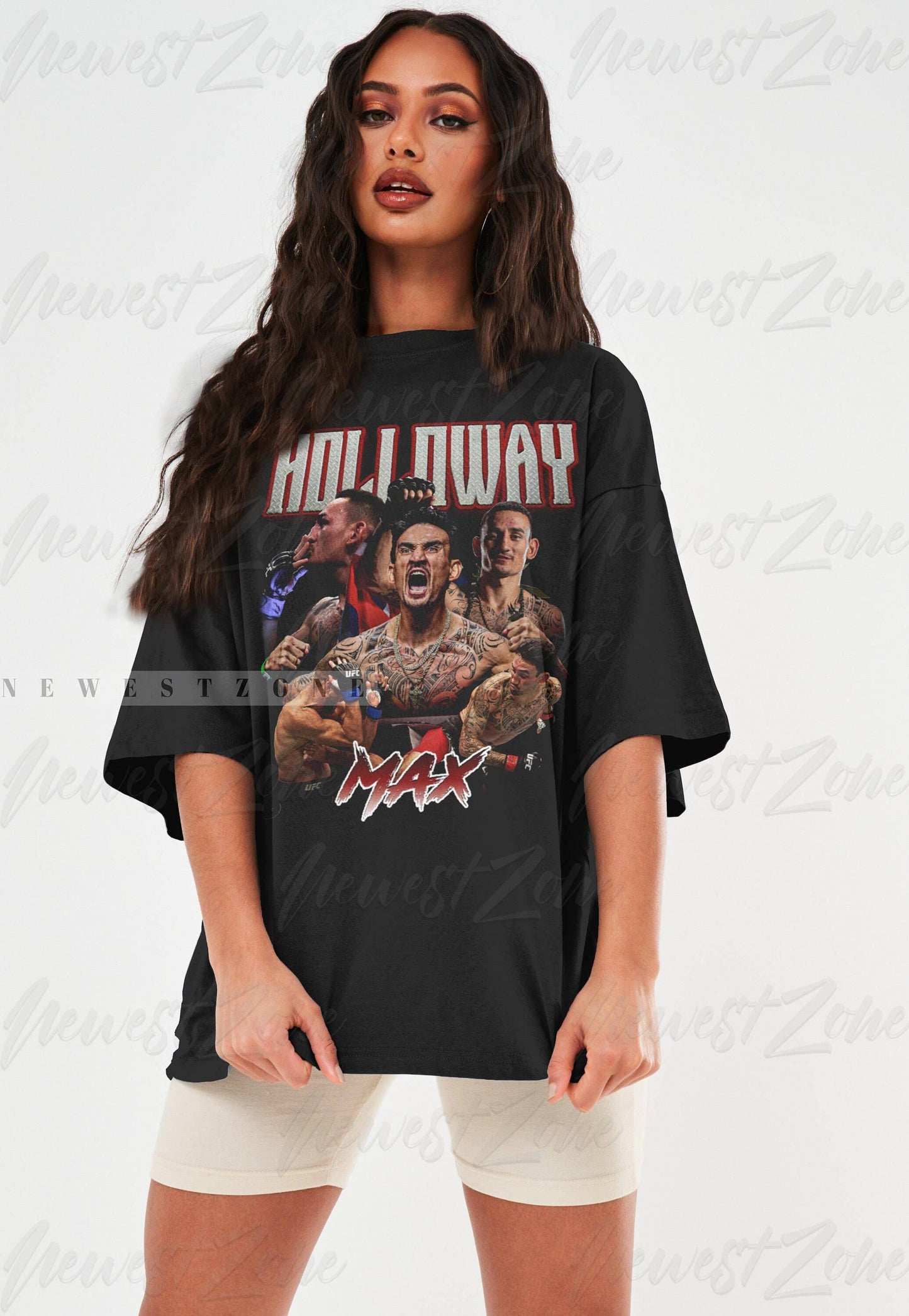 American Fighter Tshirt - Max Holloway Retro Jiu Jitsu Tee