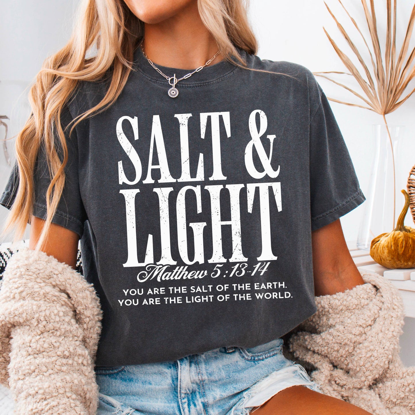 Salt & Light Christian T-Shirt | Comfort Colors